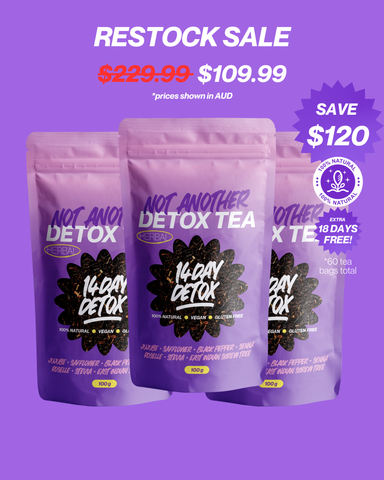 14 Day Detox Tea + FREE SHIPPING $110+