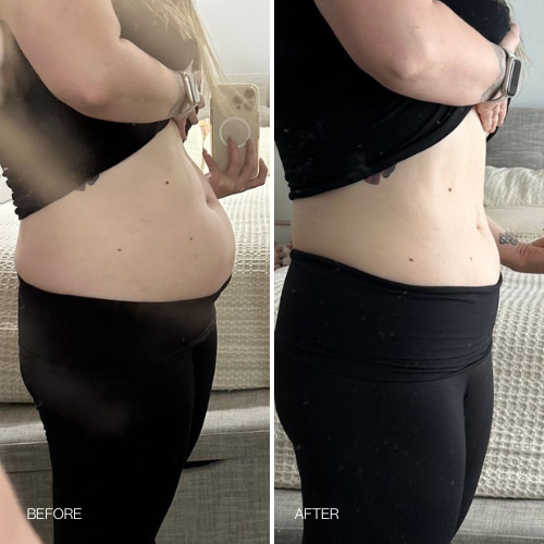 Before & After results 14 day Detox Tea