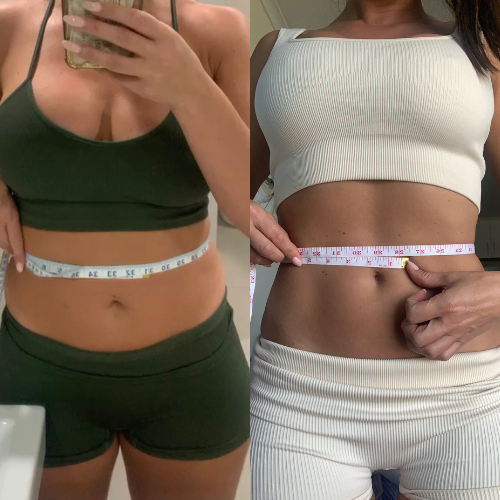 Before & After results 14 day Detox Tea